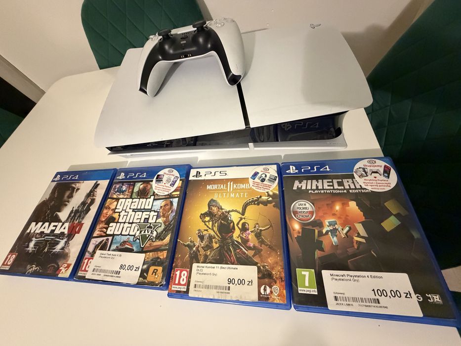 PlayStation 5 slime + 4gry