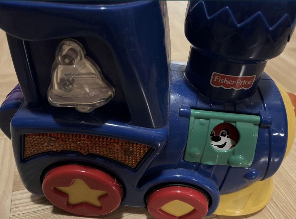 Ciuchcia pociag Fisher price  klocki