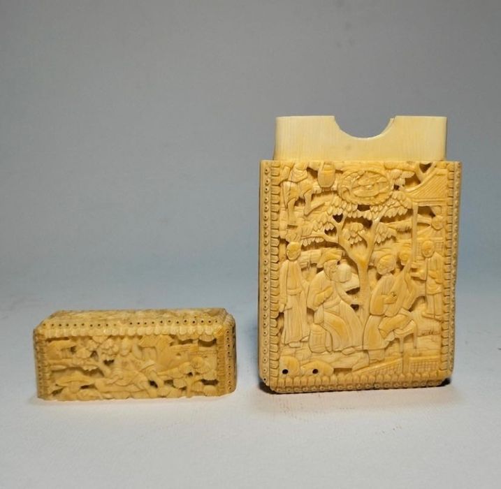 Invulgar Cartoneira Chinesa china Cantão Cantonesa. séc. XIX (A1)