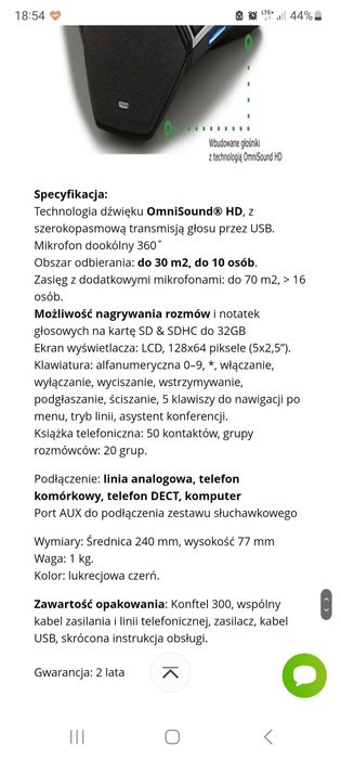 Konftel 300 telefon konferencyjny