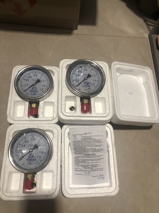 Манометр МТ-3У-М 1,6 МПа вібростійкий