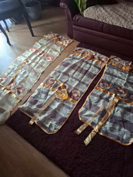 Komplet 3sztuki panele firana