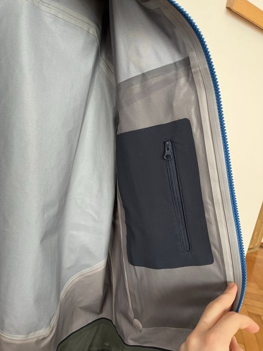 Kurtka narciarska Scott Explorair niebieska z kapturem nowa M męska