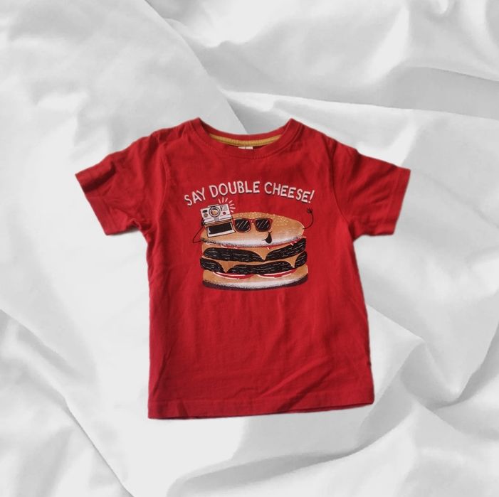 Футболка, червона футболка, футболка для хлопчика, 5-6 років