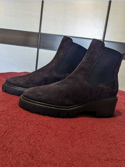 Брендовые женские челси UNISA /р.39/ нат. замша/ оригинал, Испания/