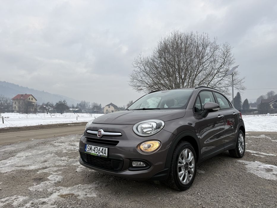 Śliczy Fiat  500 X*1.4 Turbo *159 tyś. przebiegu*LPG*Mega Stan*Navi*
