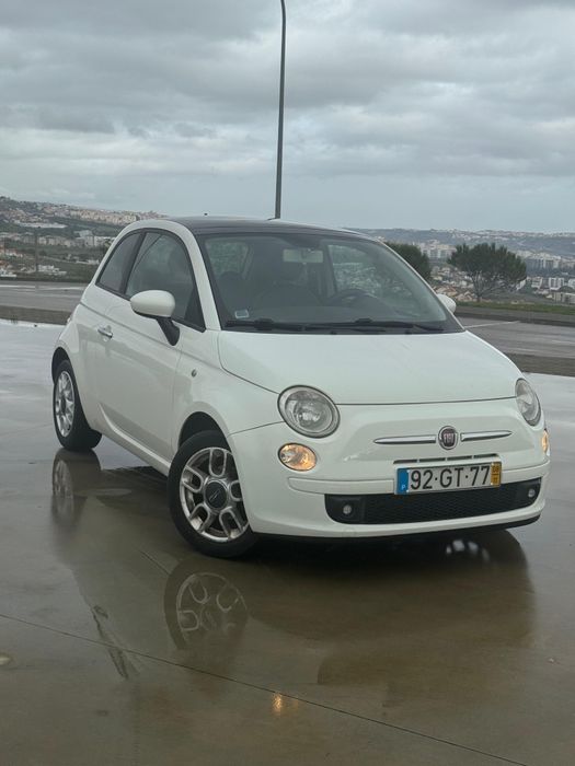 Fiat 500 branco 1.3 gasóleo