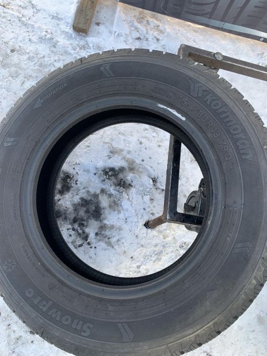 Шини 155/80 R13 пара Kormoran  7,9мм зима, 2022р