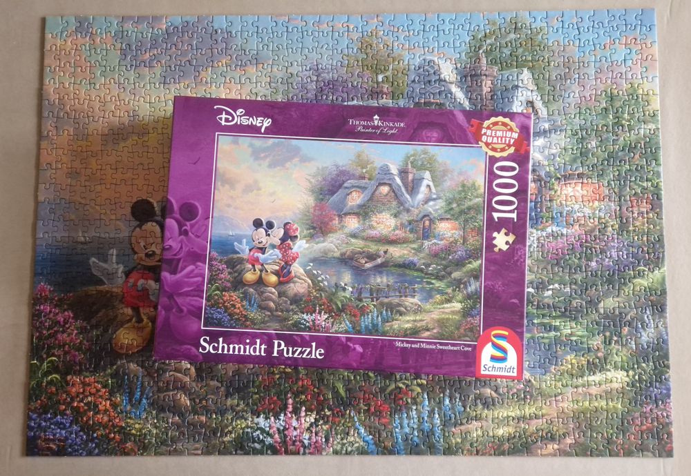 Puzzle Mickey and Minnie Schmidt 1000