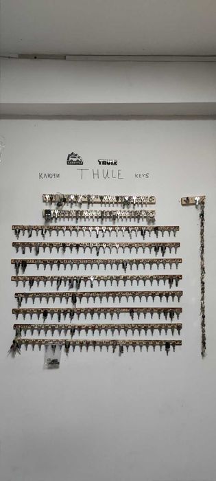 Ключі Thule Terra Hapro Modula усі номери для замків багажників боксів