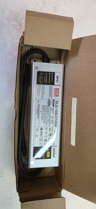 ELG-150-C1050A Zasilacz LED 150W 72~143V 1.05A
Obecnie brak
ELG-150-C1