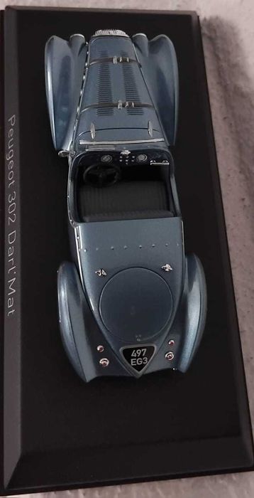 Peugeot 302 Darl`Mat. 1-43. NOREV. 50€. Novo.  Vendo miniaturas da minha coleção.