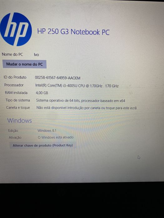 HP 260 g3 Core i3 Mafamude E Vilar Do Paraíso • OLX Portugal