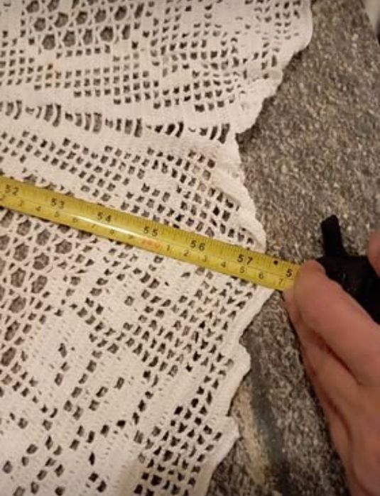 Toalha renda crochê