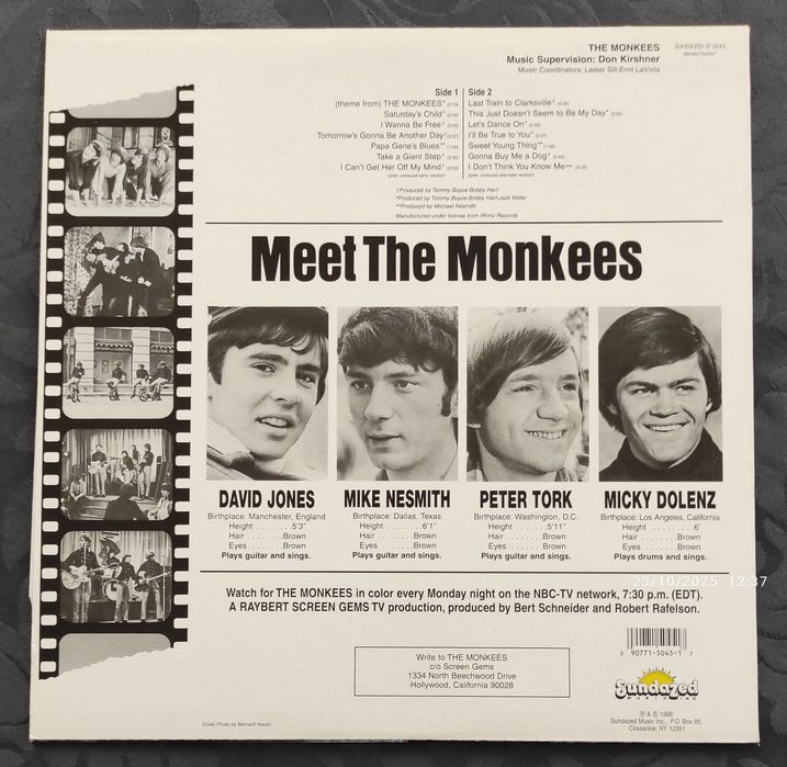 Monkees - Monkees LP425766886142781441