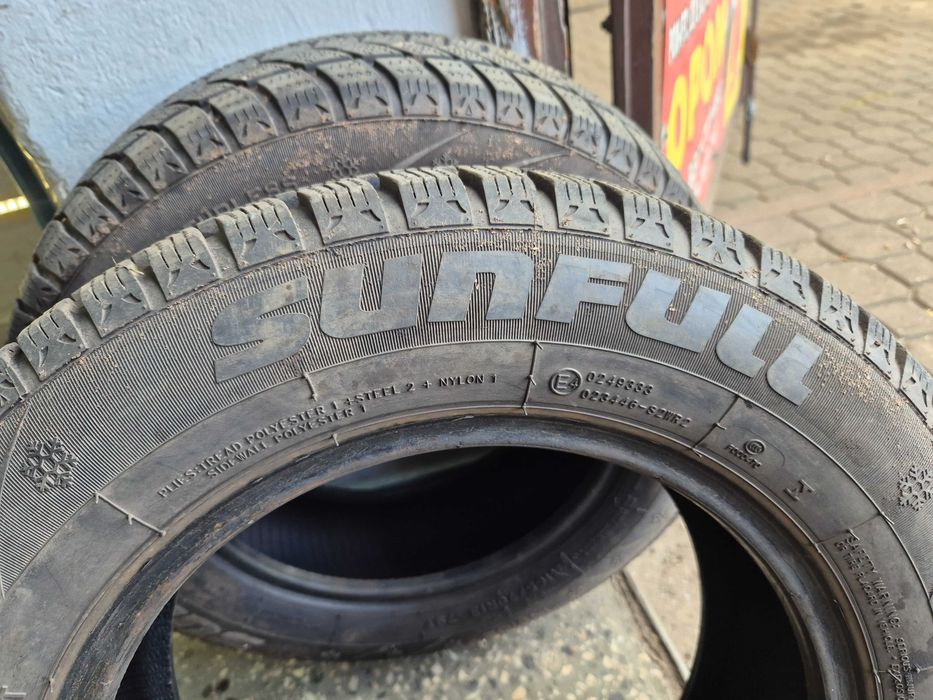 165/70r13 sunfull opony zimowe uzywane 6,5mm bieznik