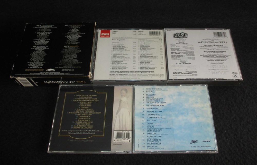 Conjunto de CD's Instrumental Musical Música Ambiente BSO