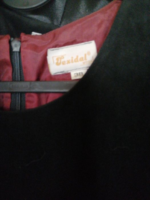 Vestido veludo preto e jaqueta