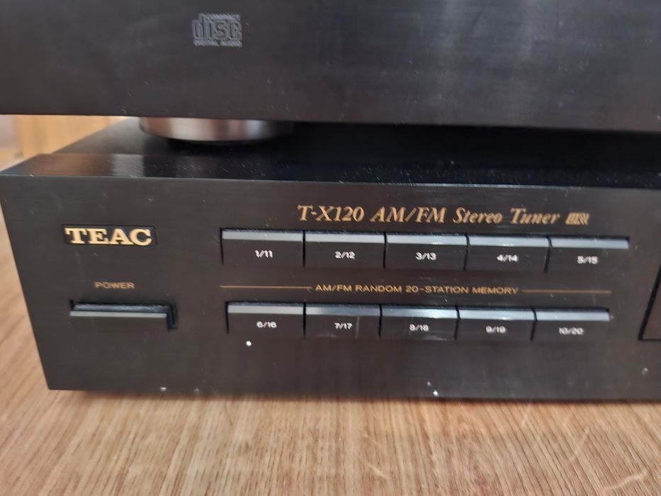 Zestaw TEAC TX-120 + Yamaha CDX-390 – tuner + odtwarzacz CD