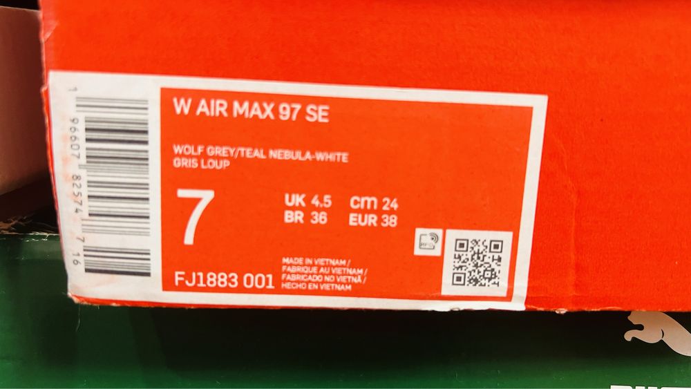 Кросівки - NIKE AIR MAX 97 SE, розмір 38. Оригінал.