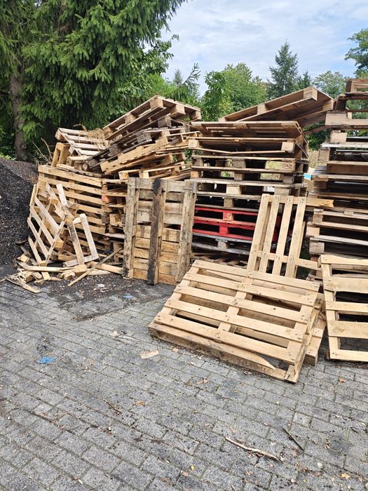 Palety na opał, duża ilość
