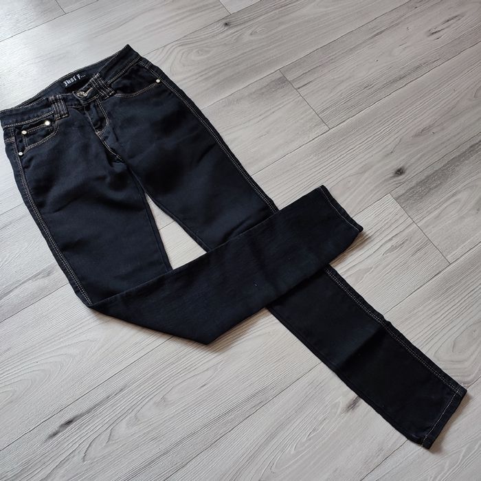 Czarne jeansy damskie XS Bardzo Polecam