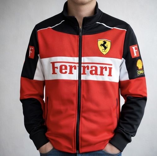 Чоловіча кофта Ferrari  на блискавці