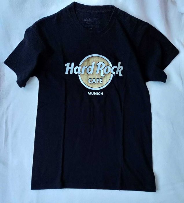 Hard Rock Cafe Munich koszulka z krótkim rękawem T-shirt męska M
