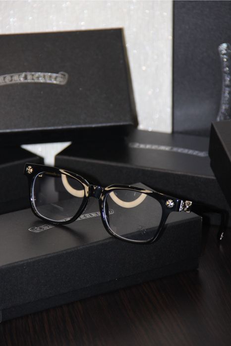 Очки Chrome Hearts Хром Хартс чорні