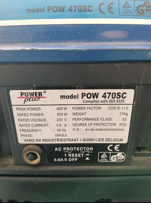 Gerador Power plus 800w