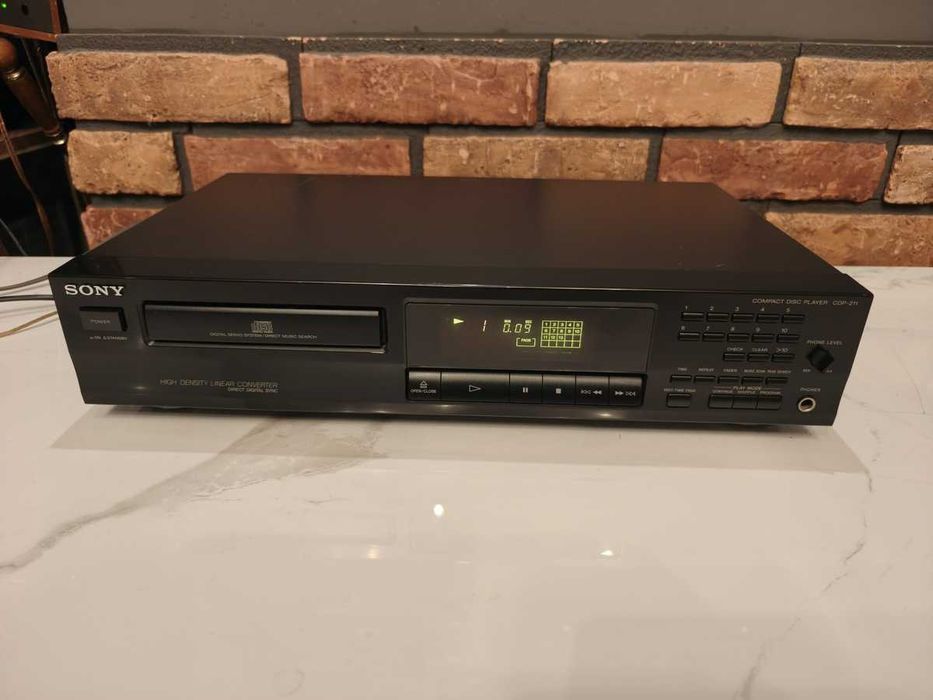 SONY CDP-211 ! Porządny budżetowy odtwarzacz CD ! OKAZJA
