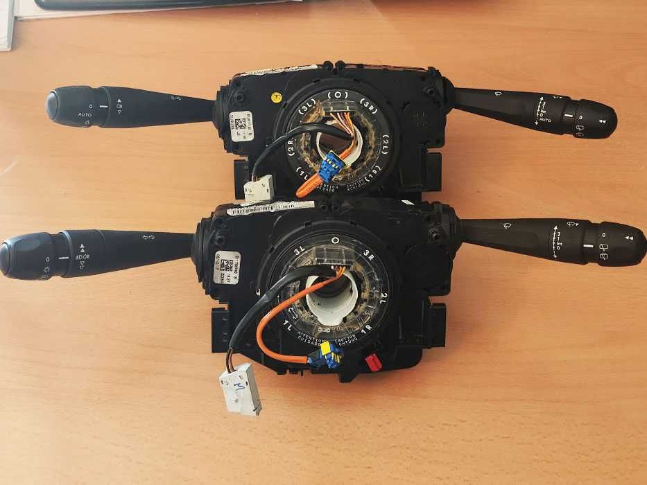 Comutadores Luzes Pisca Fita AirBag Peugeot 206 207 208 307 308 3008 5008 Partner Citroen Berlingo C2 C3  Etc