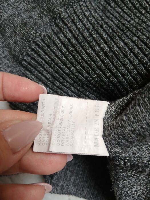 S'WEST Sweter Wełniany z kaszmirem Rozpinany 2xl-3xl