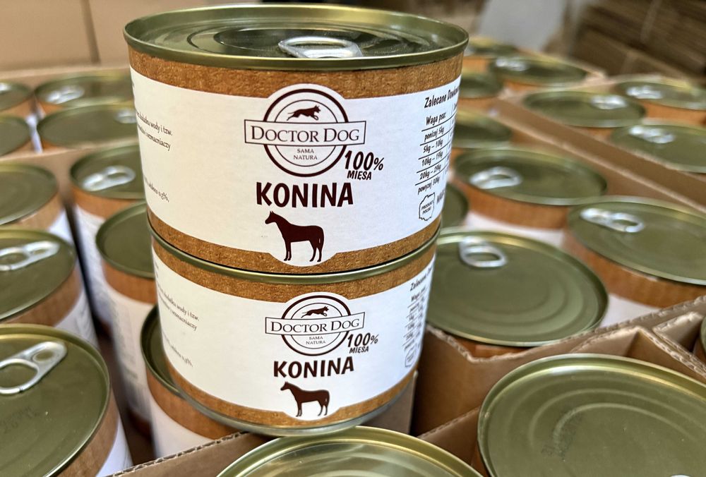 Doctor Dog Konina 410 g - 12 puszek