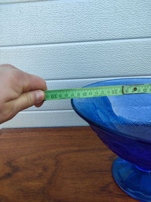 Kobaltowa Patera - Duża - Ząbkowice ? - ciekawy design - V