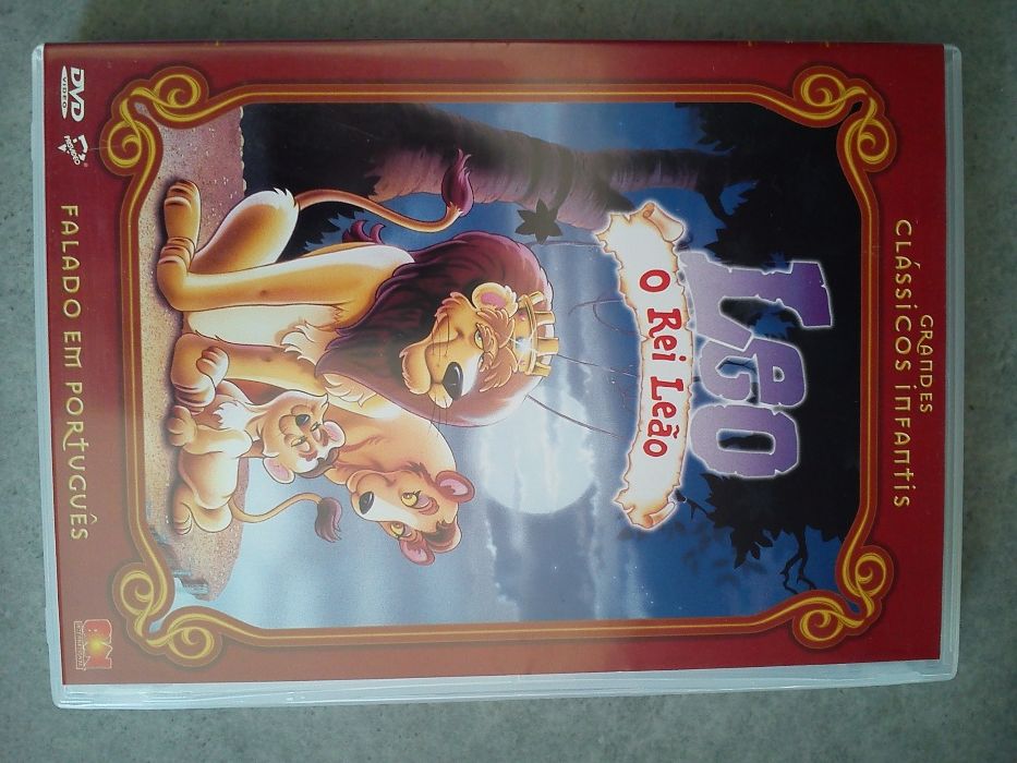 DVD Leo - o Rei Leão clássico infantil