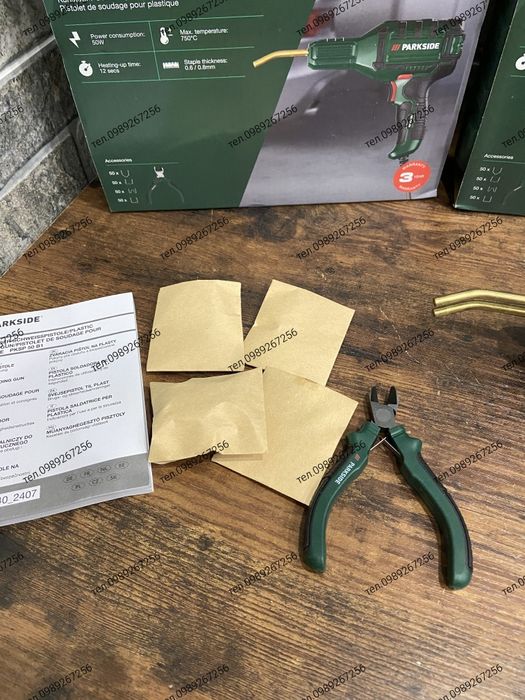 Зварювальний пістолет пластику, паяльник, Parkside Німеччина