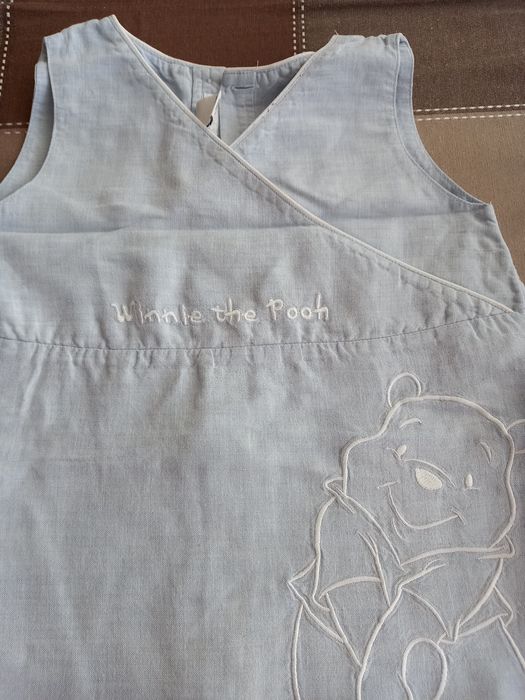 Sukienka letnia dziewczęca, Kubuś Puchatek, H&M, rozmiar 104