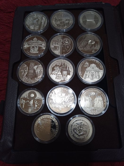 Монети НБУ 2 і 5 грн нейзильбер.