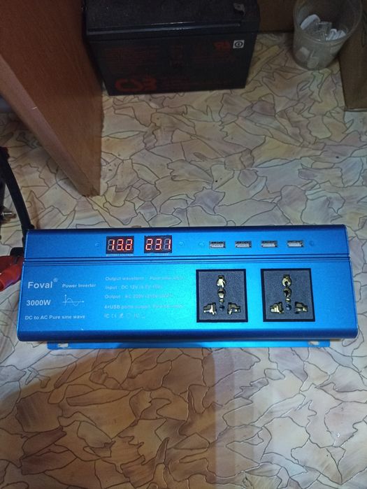 Інвертор Foval 3000w чистий синус