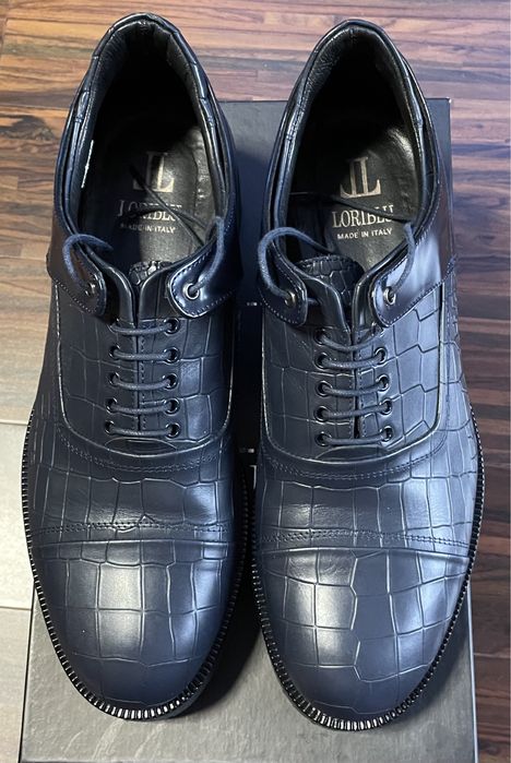 Преміальні шкіряні чоловічі броги, Loriblue (Італія), 43 розмір, нові