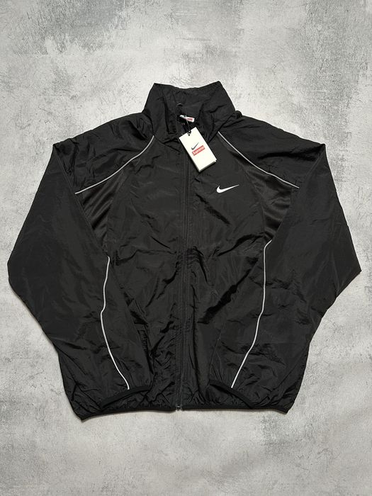 Нейлонова вітровка олімпійка Nike x Supreme