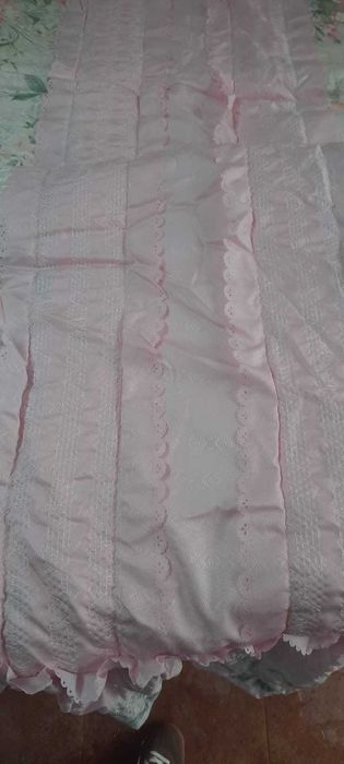 Colcha - edredon cama solteiro menina com folhos