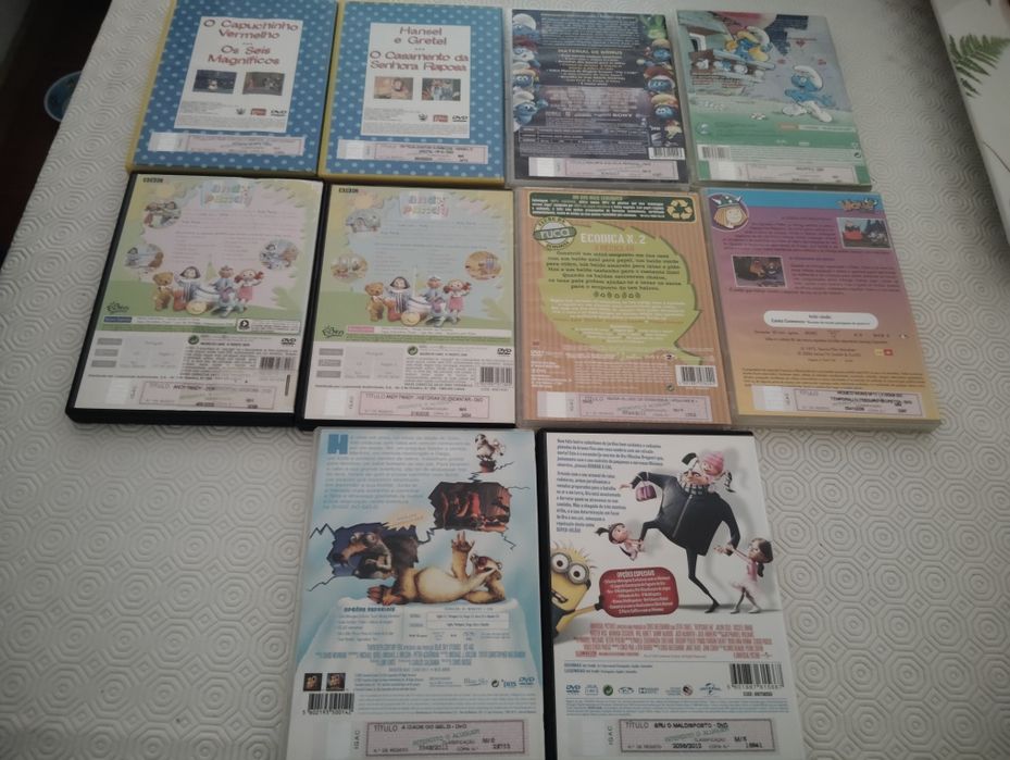 DVDs Filmes Infantis Como Novos