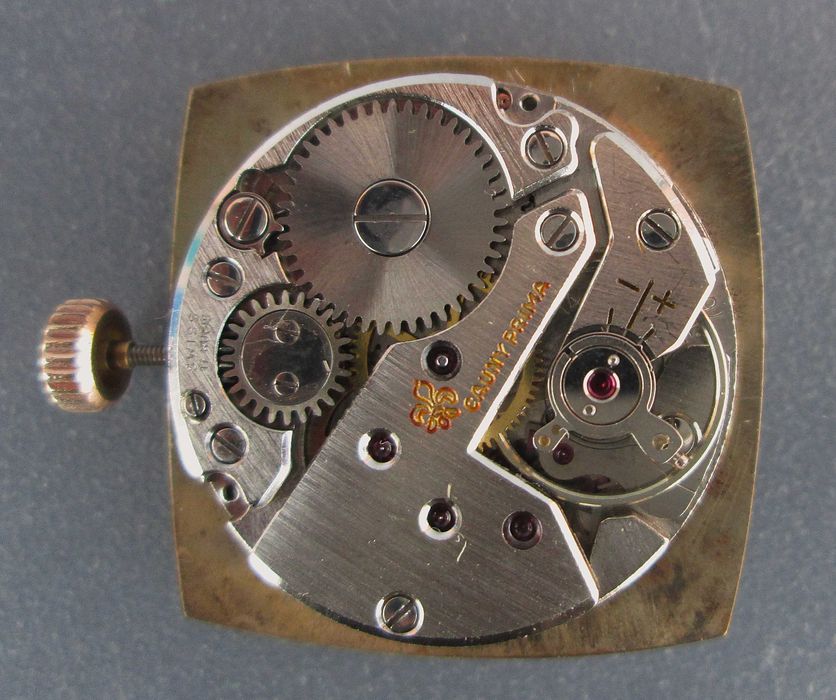 Antigo Relógio de Pulso CAUNY PRIMA c/ Mov. Mec. Cal. FHF 76 - SWISS