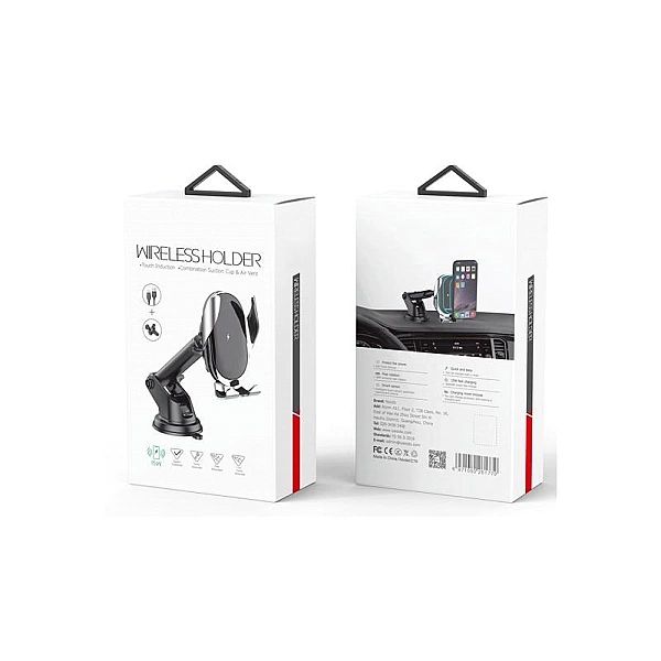 Samochodowy uchwyt automatyczny z ładowarką QC 15W