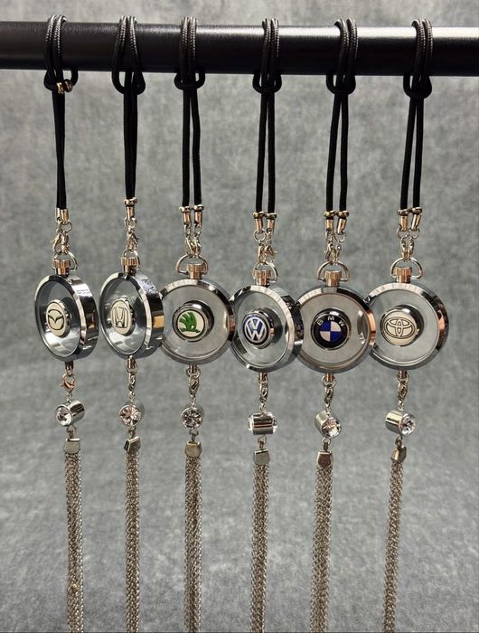 Ароматизатор подвеска на зеркало в машину с МАРКОЙ АВТО, стальной