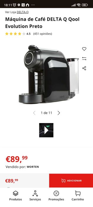 Máquina Delta Qool evolution preta429864846099763203