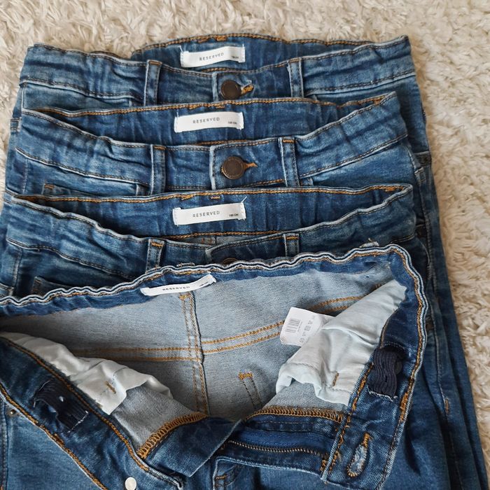 Zestaw jeansów dziewczęcych Reserved r.158 jak nowe