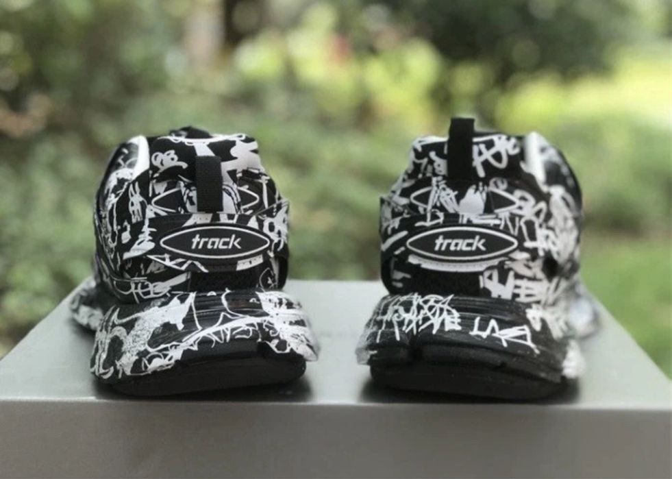 ‼️Кроссовки Balenciaga Track Graffiti Black 41-45